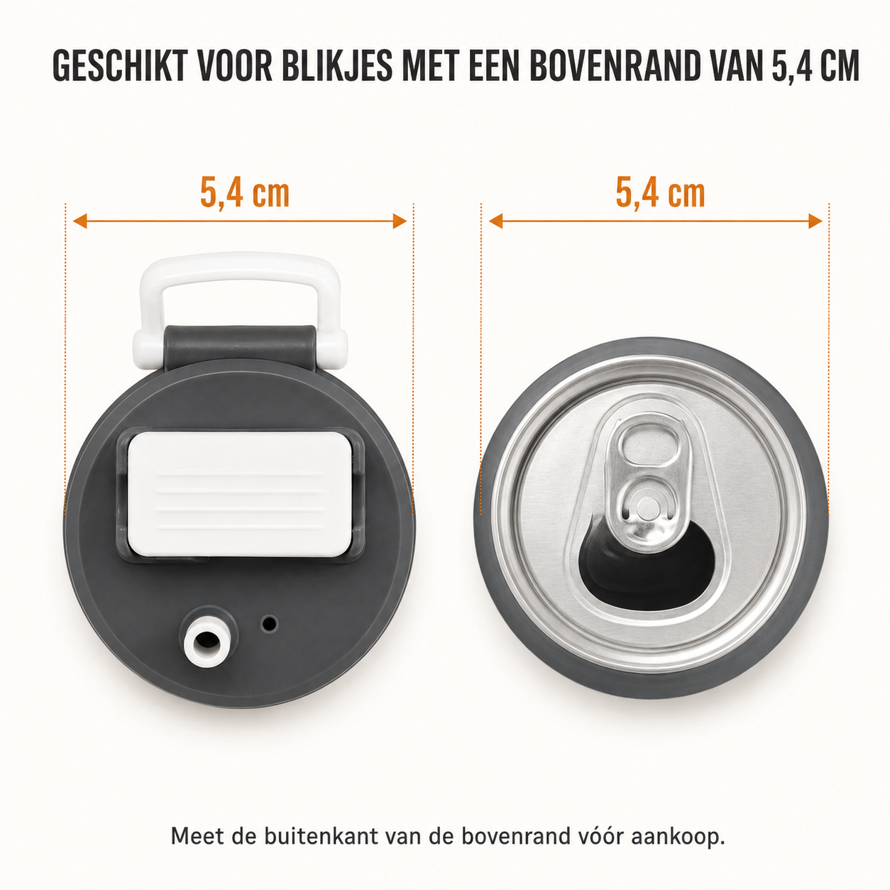 Reusable Can Lid with Straw & Handle – 4 Colors