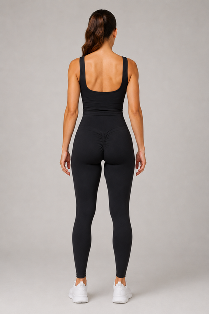 Naadloze Comfort Bh en Sportbroek – Draadloos, Zacht & Ondersteunend (lang)